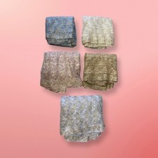 French lace Embroidered Fabric 5 Yards 52 inch wide ideal for dressmaking