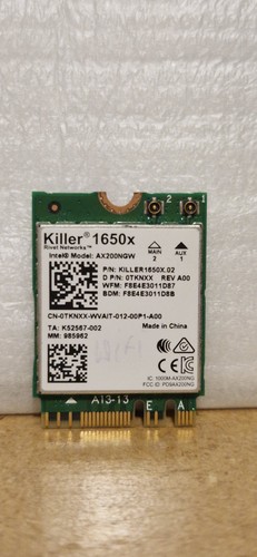 Killer 1650x tknxx ax200ngw - killer,