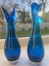 Whitefriars Beaked Vases In