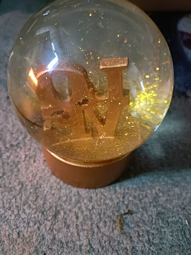 Gold clear glass - &,