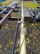 25 ft alloy yacht mast / boom / with furling jib fitted