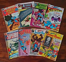 DC Comics Bundle x 8 Superman/Superboy 1960s/1970's - Rare VGC!