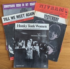 Vintage 60's sheet music