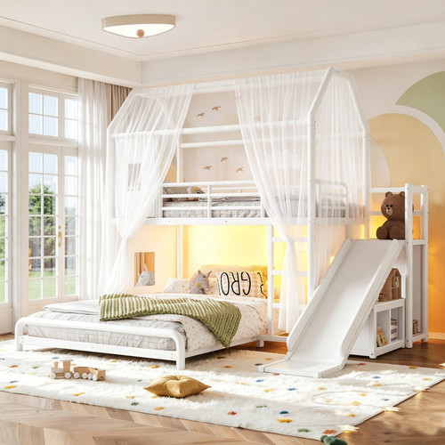 House shaped bunk bed - shaped,