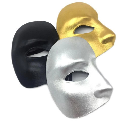 Mens masquerade mask phantom - mask,