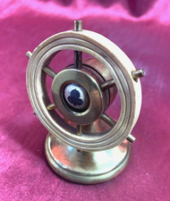 Antique Ship's Wheel Brass