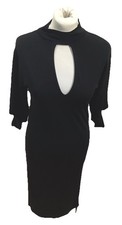 RIVER ISLAND Black Halter Neck