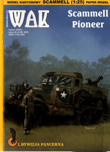 Card model kit scammell - card,