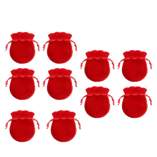 Pcs red flannel drawstring - pcs,