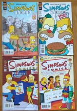 Simpsons Comics 58 68 90 92 Bongo Comics 1st Print four comics US 