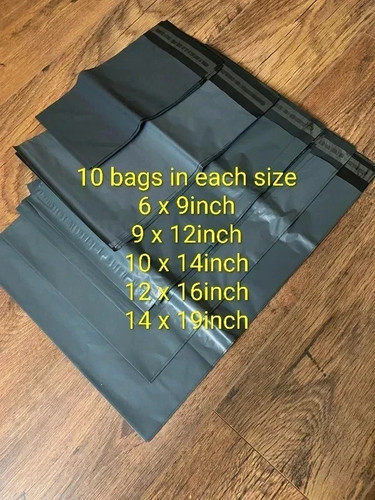 Grey mail bags assorted - bags,,