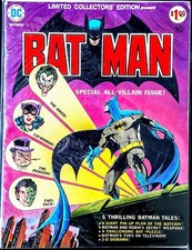 DC LIMITED COLLECTORS EDITION #C-37 FN BATMAN SPECIAL ALL-VILLAIN ISSUE 