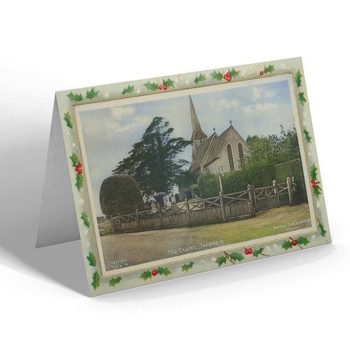 Xmas notelet vintage sussex - xmas,