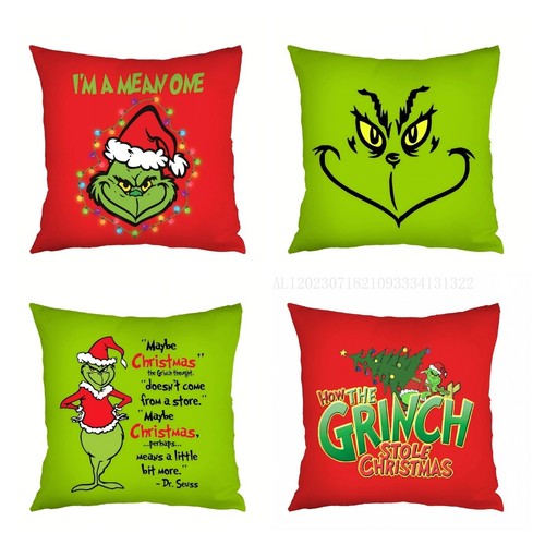 Grinch pillow covers pack - 4,