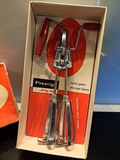 VINTAGE prestige Egg Beater Original Box Stainless Steel