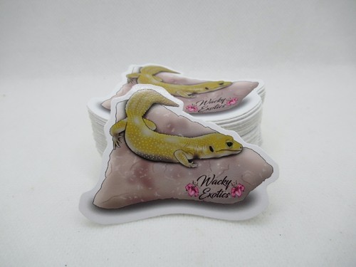 Leopard gecko sticker - gecko,