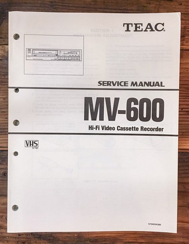 Teac 600 vcr video - teac, /