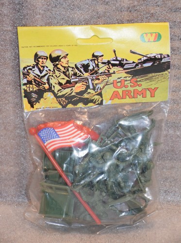 Vintage army plastic - us,