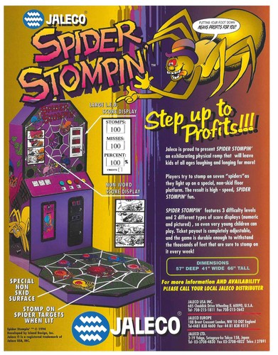 Spider stompin jaleco vending - jaleco,