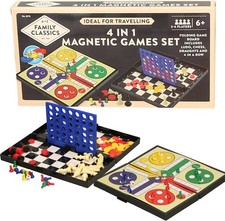 4-in-1 Magnetic Travel Games