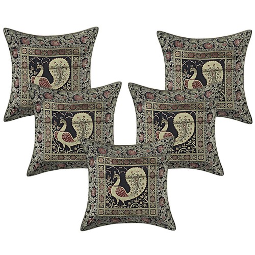 Brocade jacquard cushion - brocade,