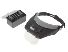 Headset magnifyer magnifying