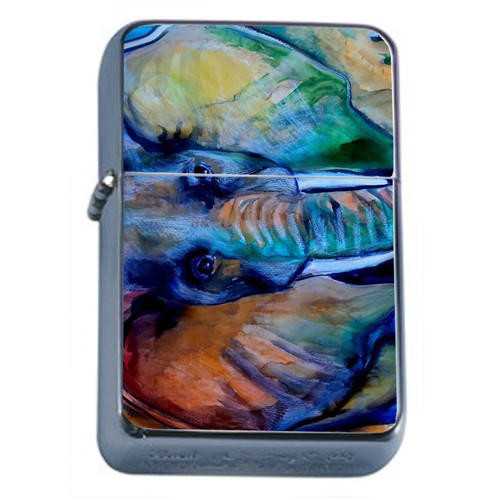 Elephant art d28 flip - top, oil