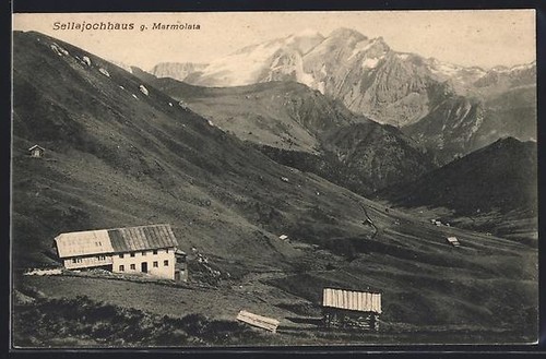 Sella pass house - house,, hut