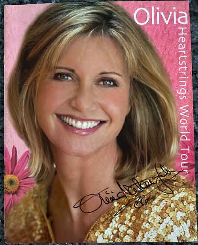 Olivia newton john autographed - olivia,