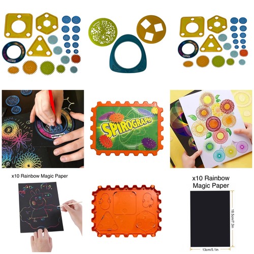 Piece spirograph set inc - 27,