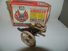 VINTAGE BRITAINS ACW AMERICAN CIVIL WAR FIELD PIECE 9726             CANNON  GUN