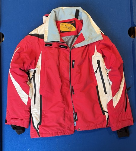 Ski jacket red white - ski, &