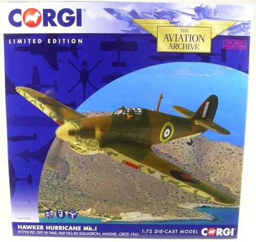Hawker hurricane v7795 - hawker,