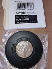 X50  Downlight Bezel Black Spotlight Surround Bezel 