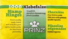 1000 PRINZ STAMP HINGES    Brand New   Free delivery