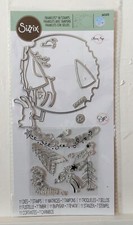 Sizzix Christmas Stamps & Dies - Animal Frame - Deer, Tree, Bunny, Lights