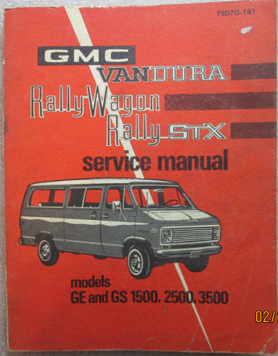 1971 gmc van ralleywagon stx - gmc,