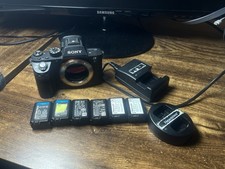 Sony A7S II Camera body with batteries and chargers