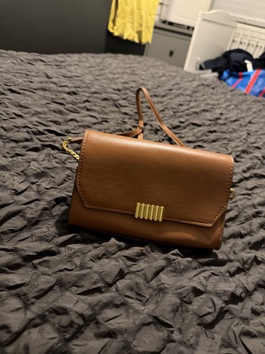 Tan cross body bag from - cross, mango