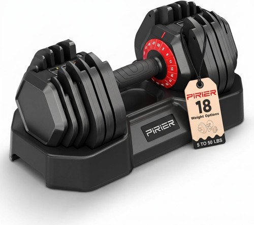 Adjustable dumbbell set 50lb - set,