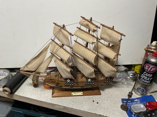 Wooden model gallion ship - wooden,