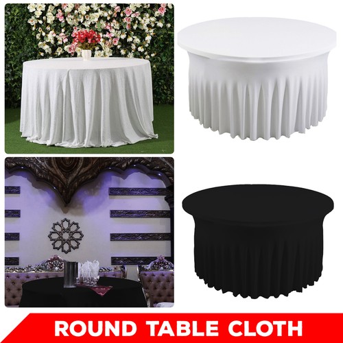 Spandex tablecloth round table - tablecloth,