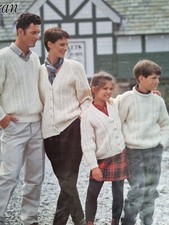 Knitting Pattern Family Aran