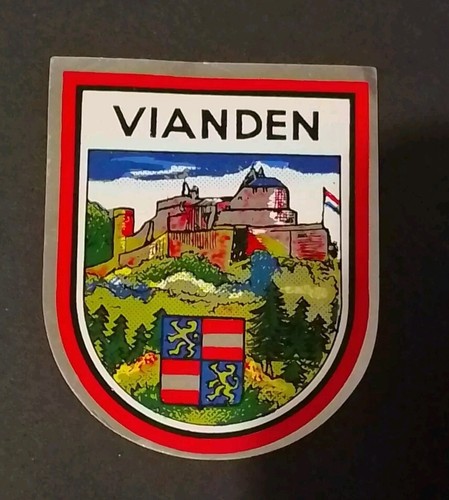 Luxembourg vianden sticker - vianden,