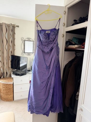 Purple lilac dress lined - purple/lilac, size