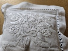 Vintage White Work Floral