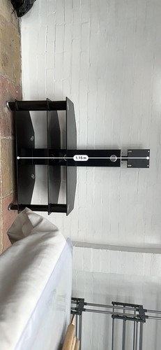Black glass corner - tv, stand