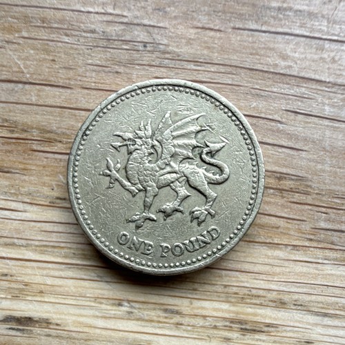 British one pound coin - (£1),