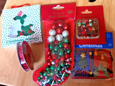 bundle of Christmas 'bits and bobs' papercraft assortment
