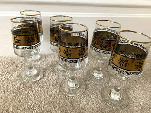 Set vintage clear - of, 6